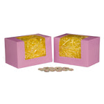 Lavender Window - Egg Mold Candy Box - (3 lb) 8 x 5-1/4 x 5-1/4"