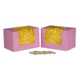 Lavender Window - Egg Mold Candy Box - (3 lb) 8 x 5-1/4 x 5-1/4" - Case/100