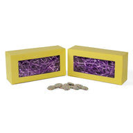 Yellow Window - Bunny Mold Candy Box - 9-3/4 x 4-7/8 x 3"