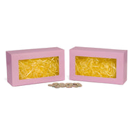 Lavender Window - Bunny Mold Candy Box - 10-1/2 x 6 x 3-1/2"