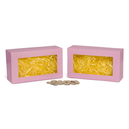 Lavender Window - Bunny Mold Candy Box - 10-1/2 x 6 x 3-1/2"