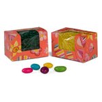 Coral Eggs - with Window - Egg Mold Candy Box - (1/4 lb) 3-5/8 x 2-3/8 x 2-3/8"