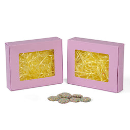 Lavender Window - Bunny Mold Candy Box - 6 x 5 x 1-1/2"