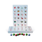 Light Blue - Advent Calendar - 10-7/8 x 7-1/8 x 1"