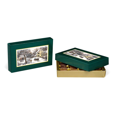 Winter Homestead - Candy Box Lid - (1/2 lb) 7-1/8 x 4-1/2 x 1-1/8"