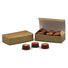 Gold Foil - Folding Candy Box - (1/4 lb) 4-1/2 x 2-5/16 x 1-1/8"