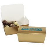 Gold Foil - Ballotin Box - (1/2 lb) 6 x 3-1/8 x 2-1/2"