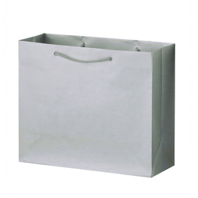 Gloss Silver - Gloss Euro Tote - 10 x 4 x 8"