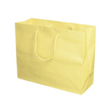 Matte Pastel Yellow - Matte Euro Tote - 10 x 4 x 8"