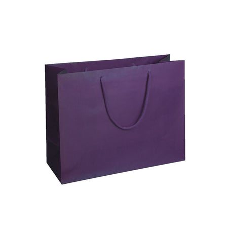 Matte Purple - Matte Euro Tote - 10 x 4 x 8"