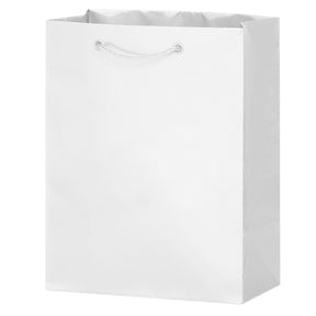 Matte White - Matte Euro Tote - 10 x 5 x 13"
