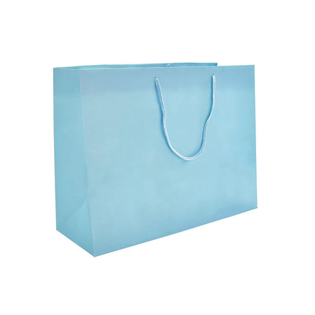 Matte Powder Blue - Matte Euro Tote - 13 x 5 x 10"