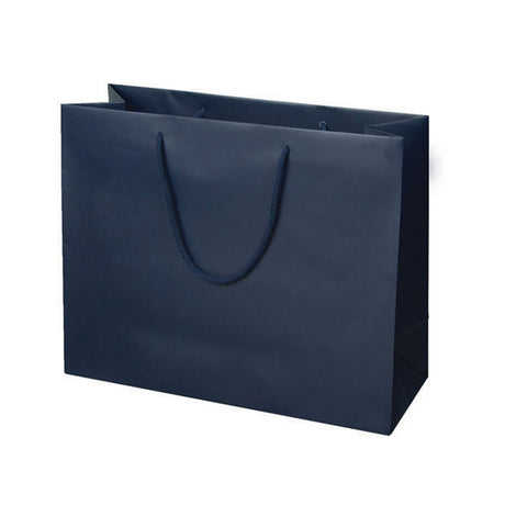 Matte Navy - Matte Euro Tote - 20 x 6 x 16"