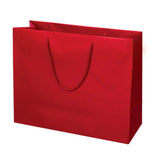 Matte Red - Matte Euro Tote - 20 x 6 x 16"