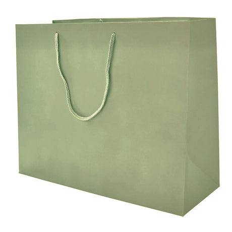 Matte Metallic Sage - Matte Euro Tote - 20 x 6 x 16"