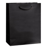 Gloss Black - Gloss Euro Tote - 8 x 4 x 10"