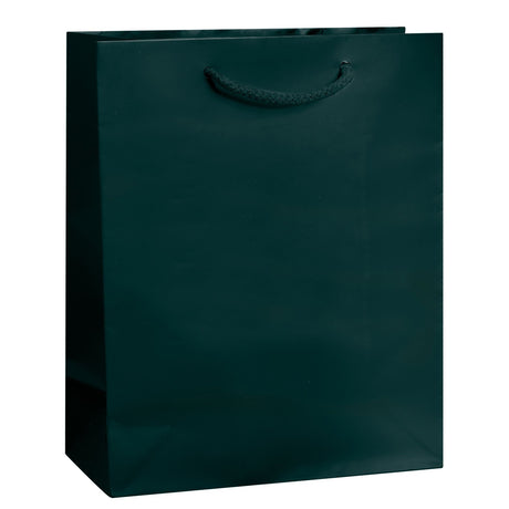 Gloss Hunter Green - Gloss Euro Tote - 8 x 4 x 10"