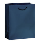 Matte Navy - Matte Euro Tote - 8 x 4 x 10"