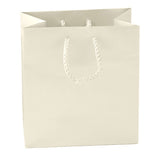 Matte Cream - Matte Euro Tote - 6-1/2 x 3-1/2 x 6-1/2"