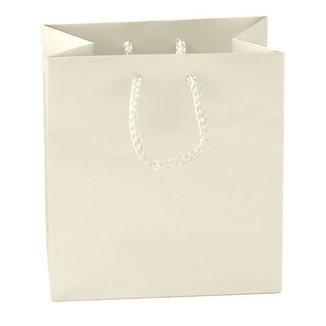 Matte Cream - Matte Euro Tote - 6-1/2 x 3-1/2 x 6-1/2"