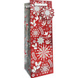 Merriment Red - Wine Bag - 4-1/2 x 4-1/2 x 14"