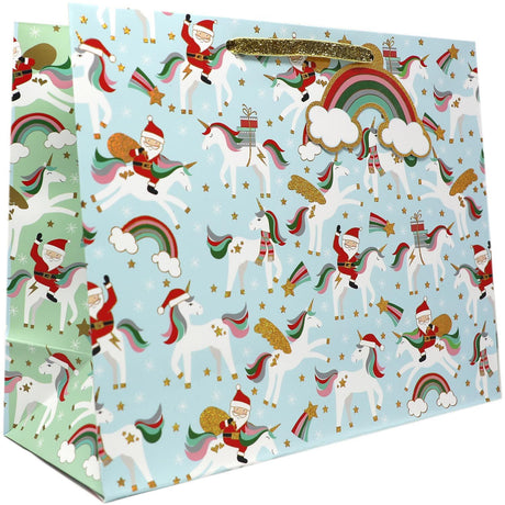 Merry Unicorns - Gift Bag - 12-1/2 x 5 x 10"