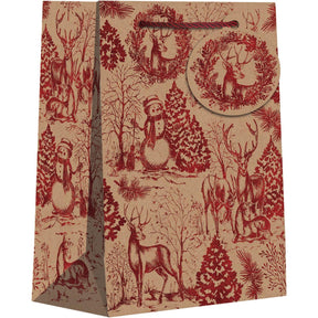 Winter Woods - Gift Bag - 8 x 4 x 10"