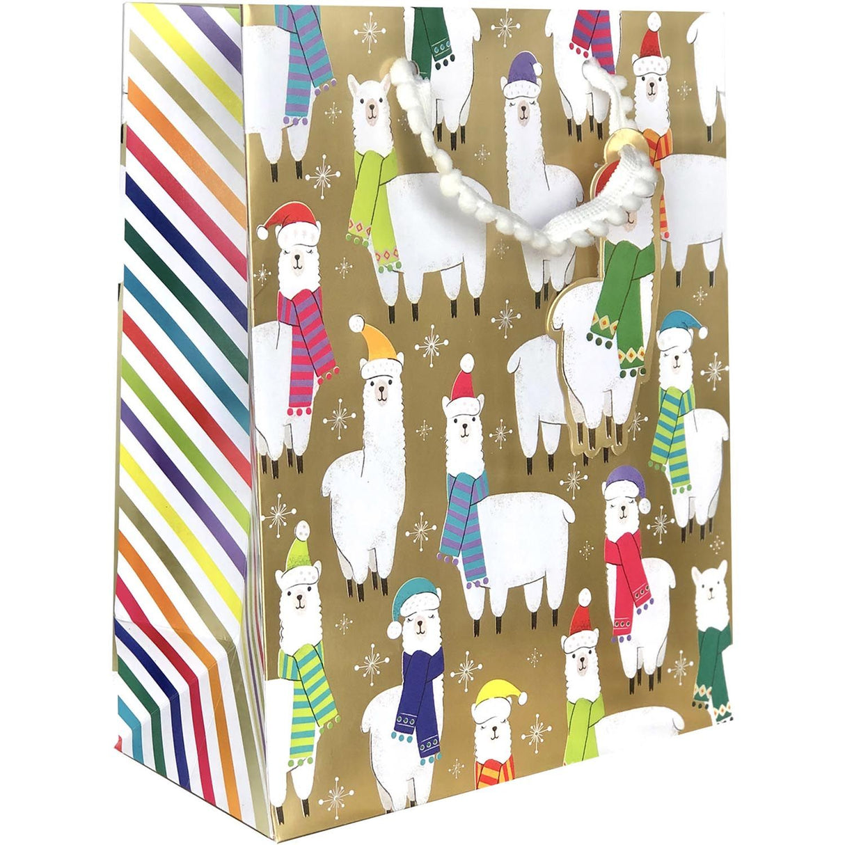 Christmas Llama - Gift Bag - 8 x 4 x 10"