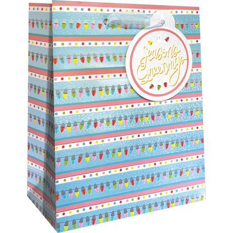 Festive Lights - Gift Bag - 8 x 4 x 10"