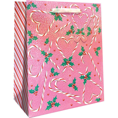 Candy Cane Love - Gift Bag - 8 x 4 x 10"