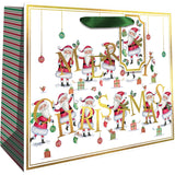 Santa Christmas - Gift Bag - 10 x 4 x 8"