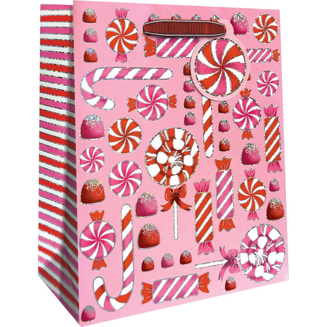 Candy Christmas - Gift Bag - 8 x 4 x 10"