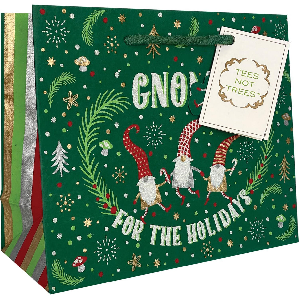 Gnome for Christmas - Gift Bag - 10 x 4 x 8"