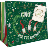 Gnome for Christmas - Gift Bag - 10 x 4 x 8"