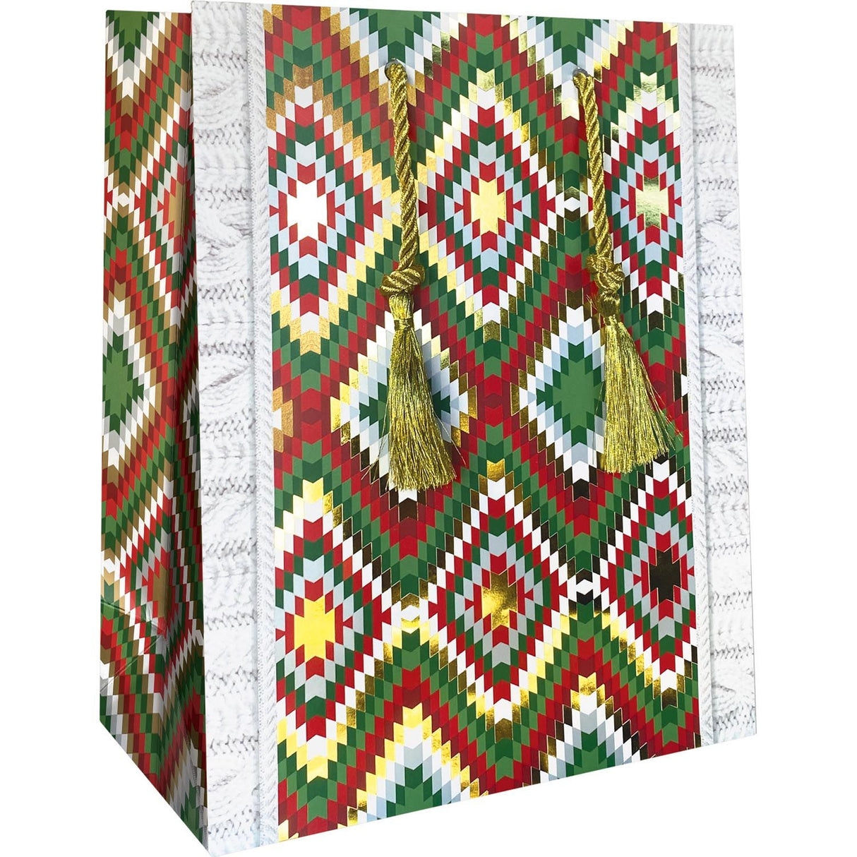 Boho Holiday - Gift Bag - 8 x 4 x 10"