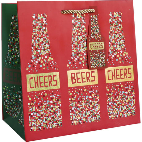 Party Bottles - Gift Bag - 10 x 4 x 8"