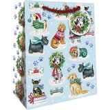 Dashing Dogs - Gift Bag - 8 x 4 x 10"