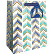 Modern Hanukkah - Gift Bag - 8 x 4 x 10"