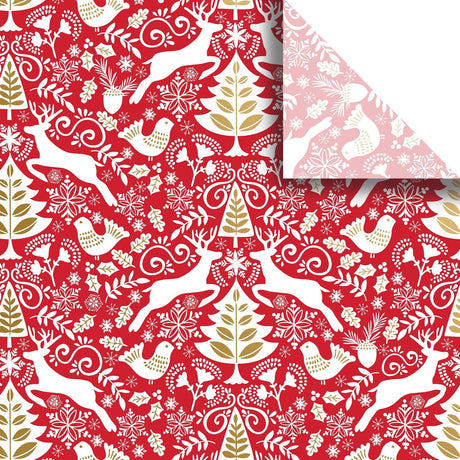 Red Scandinavian - Gift Tissue - 20 x 30"