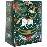 Rocking Horse Noel - Gift Bag - 6 x 3 x 7-1/2"