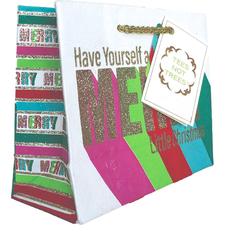 Merry Little Christmas - Gift Bag - 7-1/2 x 3 x 6"