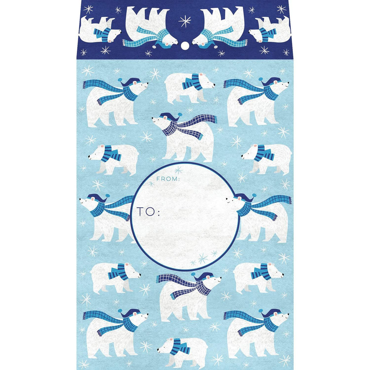 Polar Bear - Theme Mailing Envelope - 6 x 1/2 x 9-1/2"