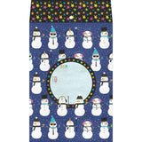 Snowman Party - Theme Mailing Envelope - 6 x 1/2 x 9-1/2"