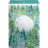 Snowy Trees - Theme Mailing Envelope - 6 x 1/2 x 9-1/2"