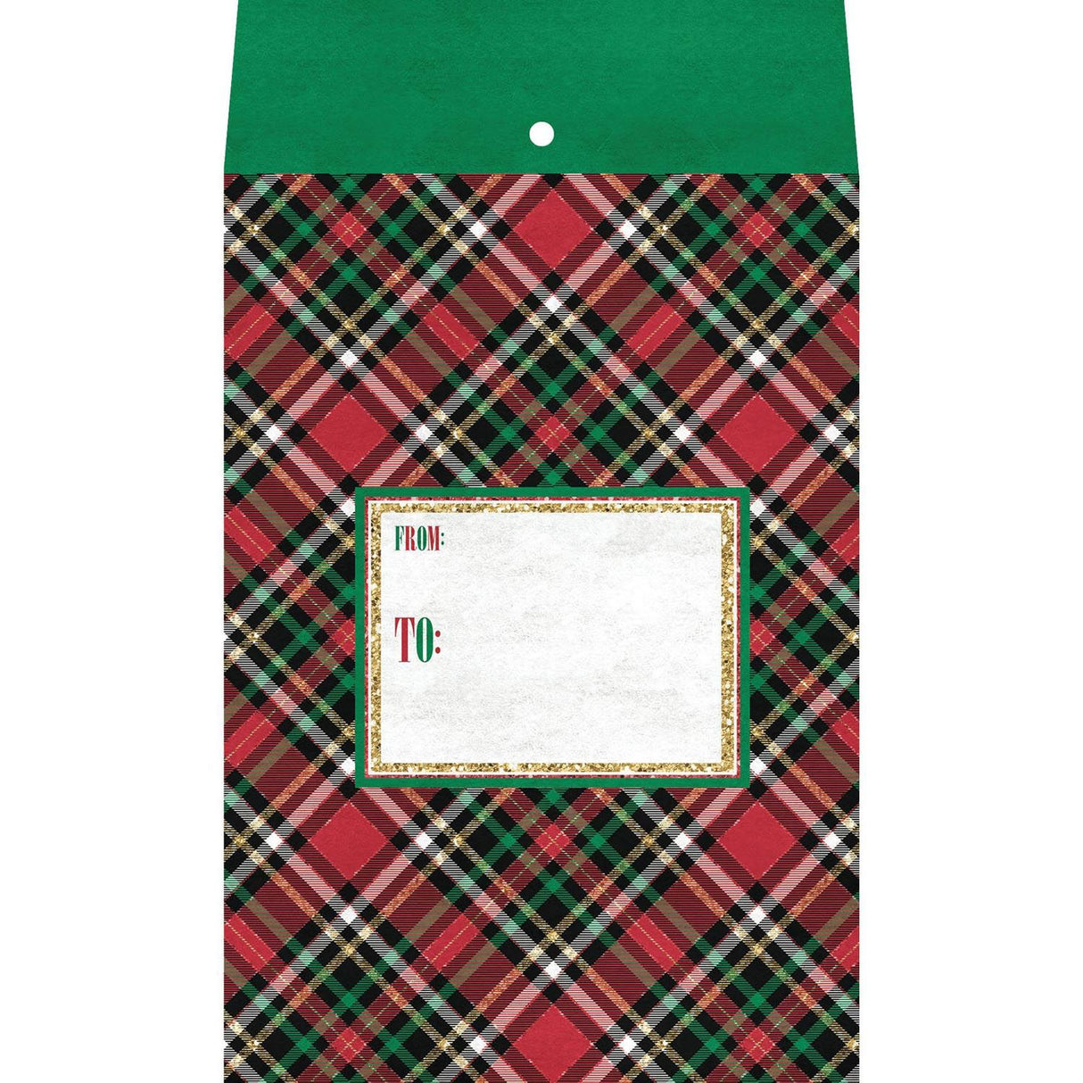 Red Plaid - Theme Mailing Envelope - 6 x 1/2 x 9-1/2"