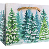 Snowy Trees - Gift Bag - 5 x 2 x 4"