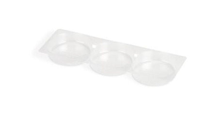 Clear - Oreo / Macaron Box - (Tray) 6-1/4 x 2 x 1/2"