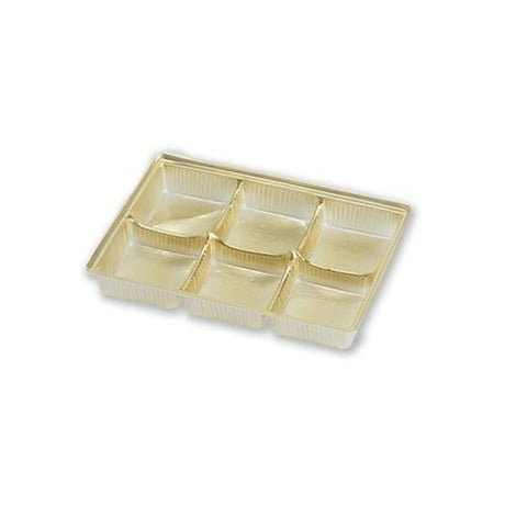 Gold - Candy Tray - (6 Pc.) 4-1/2 x 3 x 5/8"