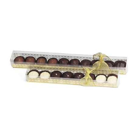 Clear - Geneva Candy Box - (Medium) 6-5/8 x 1-3/8 x 1-1/8"