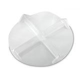 Clear - 4-Way Divider - 8-3/4 (Dia) x 1-1/16" (H)